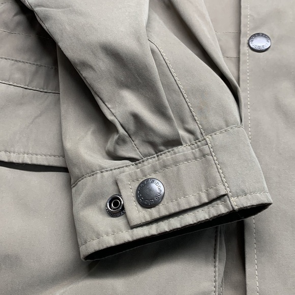 Claiborne Outerwear Mens Microfibre Jacket Small Olive Green - Picture 7 of 16